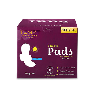 Tempt Wellness Ultra Thin Pads - Day Use